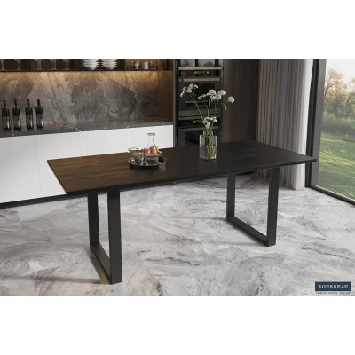 Afbeelding van Eettafel Margot 200 x 100 cm zwart