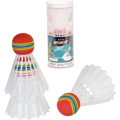 Afbeelding van Sportx Mini Badminton Shuttles In Koker 3 Stuks