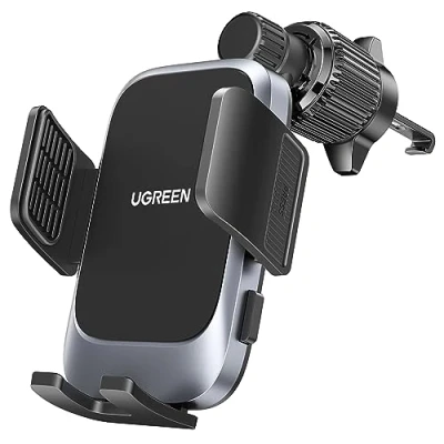 Afbeelding van UGREEN Mobiele Telefoonhouder Auto [Upgrade Metallic Hook Clip] 360 Rotatable Air Vent Car voor iPhone 14/13/12 Pro Max Mini, Galaxy, 4,7 7,2 Inch Telefoons