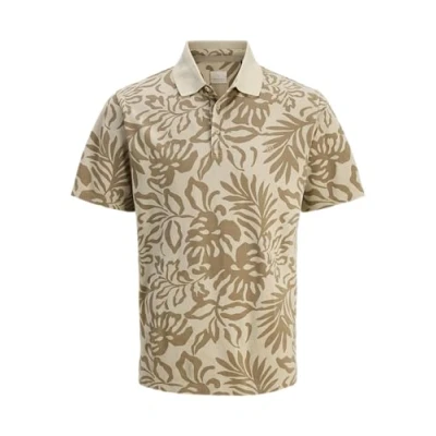 Afbeelding van Jack &amp; Jones Jprbluwilliam Ss Aop Polo, White Pepper, XL