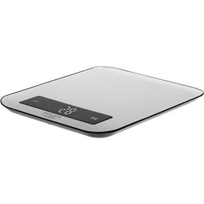Afbeelding van Adler Keukenweegschaal Inox LED AD 3174 21 x 16,4 1,3 cm