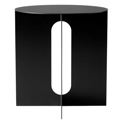 Afbeelding van Audo Copenhagen Androgyne bijzettafel Ø40 zwart