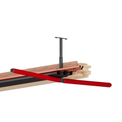 Afbeelding van QLS Hangrek, plafondrek, plafondhouder, ladder, kajak, surfplank, gereedschapsopslag, 2 stuks