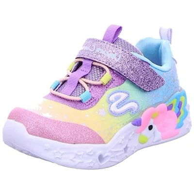 Afbeelding van Skechers Unicorn Charmer Sneakers laag voor kinderen, Maat: 22, Purple/multi Textiel