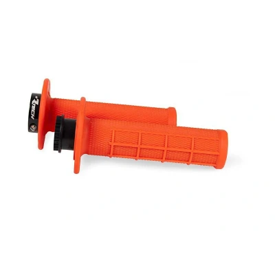 Afbeelding van R Tech R20 Lock on Half Waffle Handvaten Fluor Oranje
