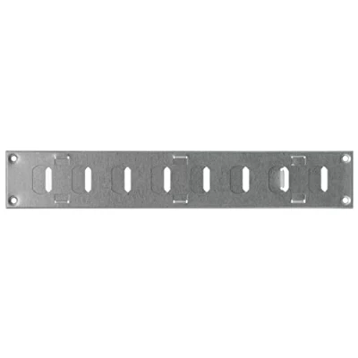 Afbeelding van 300x50mm Verzinkt Rechthoekig Ventilatierooster van Metaal met Afsluitbare Lamellen