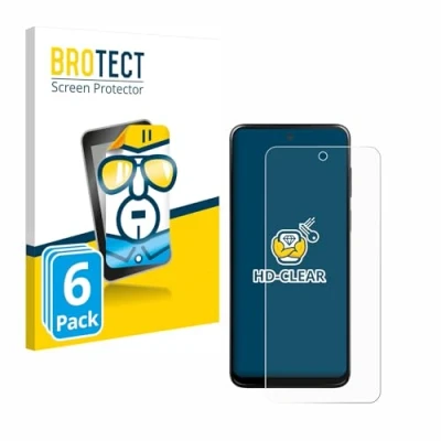 Afbeelding van BROTECT Screenprotector voor Motorola Moto G53 Folie Beschermfolie transparant (6 Stuks)
