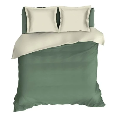 Afbeelding van Dekbedovertrek Romanette Comtesse Mineral Wolwit Flanel 200 x / 220 cm 2 Persoons