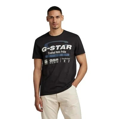 Afbeelding van G STAR RAW Old Skool Originals r t, Zwart (Dk Black D23714 336 6484), S