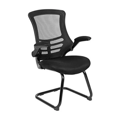 Afbeelding van Flash Furniture Bijzetstoelen, van schuimrubber en zwart gaasdoek, 60 cm (B) x (D) 90 (H)