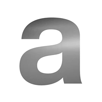 Afbeelding van Letterstickers, zilverkleurig, hoogte 10 cm, zelfklevend, huisnummer, nummer om buiten te plakken, brievenbus, deur, weerbestendig, kfz675a
