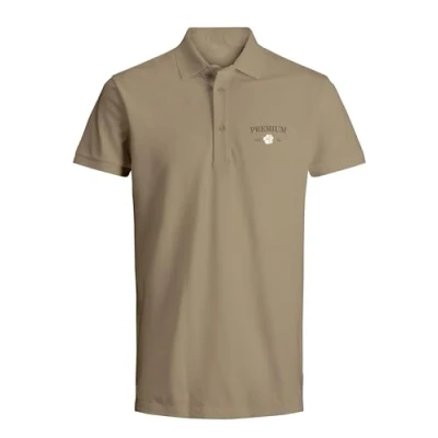 Afbeelding van Jack &amp; Jones JPRBLAALFIE SS Polo FST, Travertine, XL