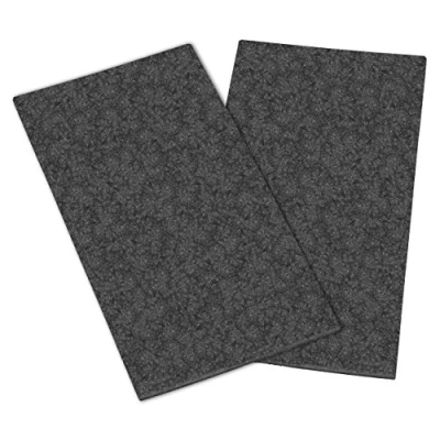 Afbeelding van haggiy Vilten op maat gesneden, knutselvilt zonder lijm, 5,0 mm dik, grijs, DIN A4 (210 x 297 mm)