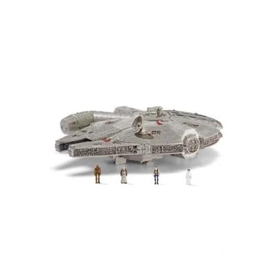 Afbeelding van Star Wars Micro Galaxy Squadron SWJ0022 Millennium Falcon, 22,5 cm Voertuig en Figuren met licht geluid