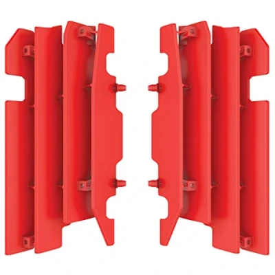 Afbeelding van Polisport Radiateurlamellen Honda CR125 CR250 2000 2004 CRF450R 2003 Rood