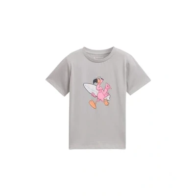Afbeelding van TOM Tailor Tshirt print voor kinderen, Maat: 104/110, Smoky grey