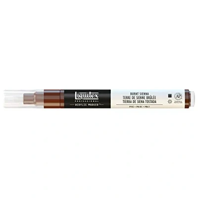 Afbeelding van Liquitex 4620127 Professional Paint Acryl Marker acrylverf, lichtecht Fijne punt 2 4mm, Burnt Sienna