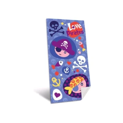 Afbeelding van strandlaken Pirates junior 70 x 140 cm polyester