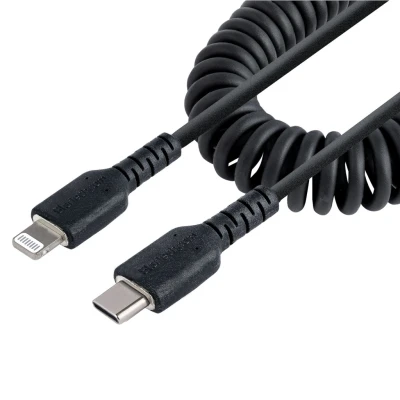 Afbeelding van StarTech.com RUSB2CLT1MBC Lightning kabel 1 m Zwart