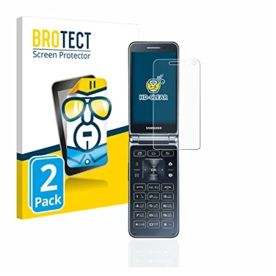 Afbeelding van BROTECT (2 Stuks) Schermbeschermer voor Samsung Galaxy Folder 2 Screen Protector Transparant