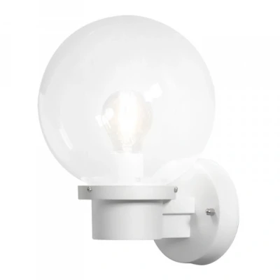 Afbeelding van Konstsmide Nemi 7335 250 Buitenlamp (wand) Spaarlamp, LED E27 60 W Wit