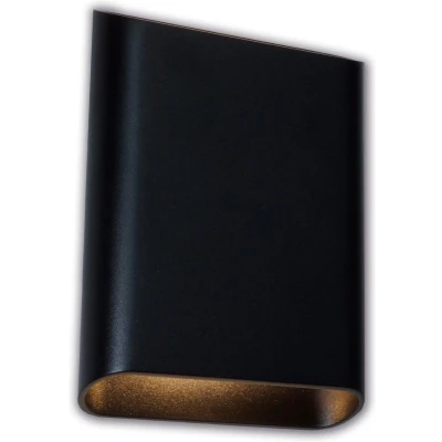 Afbeelding van Artdelight Wandlamp Diaz Zwart Led 2 x 6Watt IP65