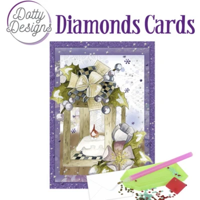 Afbeelding van Dotty Designs Diamond Cards Christmas Lantern
