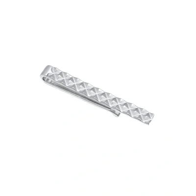 Afbeelding van Kuzzoi Business Pyramid Stropdas, Heren, Maat: One Size, Silber