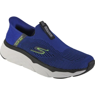 Afbeelding van Skechers Slip ins: Max Cushioning Advantageous 220389 BLBK, Mannen, Blauw, Sneakers,Sportschoenen, maat: 44,5