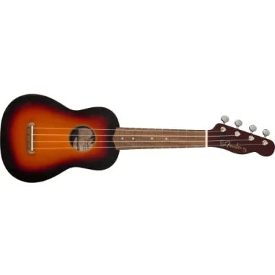 Afbeelding van Fender California Coast Venice WN 3 Color Sunburst sopraan ukelele