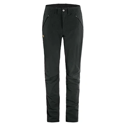 Afbeelding van Broek Fjällräven Women Abisko Trail Stretch Regular Black Maat 40