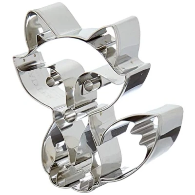 Afbeelding van Staedter Embossing Fox Cookie Cutter, 8 cm, roestvrij staal, zilver