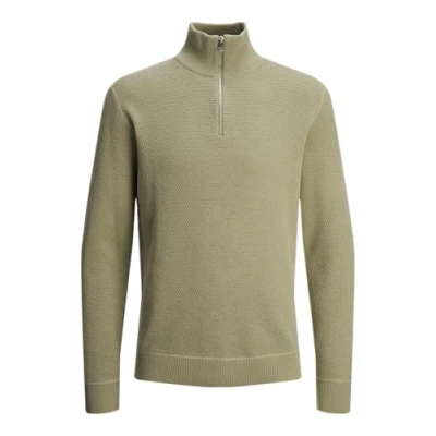 Afbeelding van Jack &amp; Jones Jprbluchrister Knit Half Zip, Overland Trek, XL