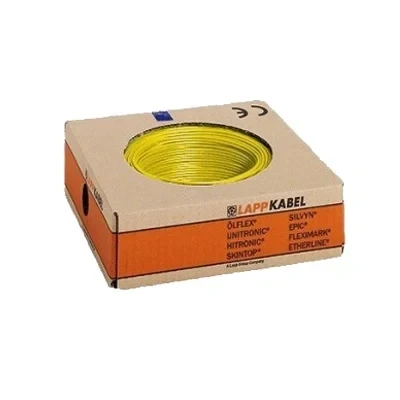 Afbeelding van Lapp Montagedraad H05V2 K 90 0,75mm² Geel 100 mtr.