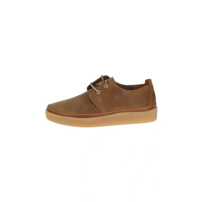 Afbeelding van Clarks Sportieve veterschoenen, Heren, Maat: 42, Beeswax leather Leer