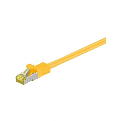 Afbeelding van Netwerkkabel Cat7 S/FTP 0.25 meter (100% koper, LSZH, Geel)