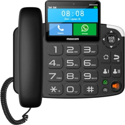 Afbeelding van Maxcom MM42D SE desktop 4G huistelefoon voor simkaart
