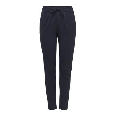 Afbeelding van ONLY tapered fit broek ONLPOPTRASH donkerblauw regular