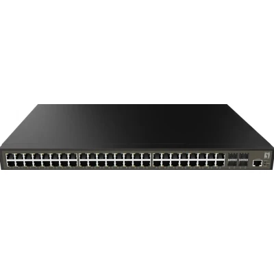 Afbeelding van LevelOne GEL 5271 netwerk switch Managed L2+ Gigabit Ethernet (10/100/1000) 1U Zwart