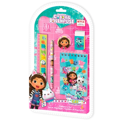 Afbeelding van Gabby&#039;s Dollhouse Schrijfwarenset Cat Adventures 8435507876889