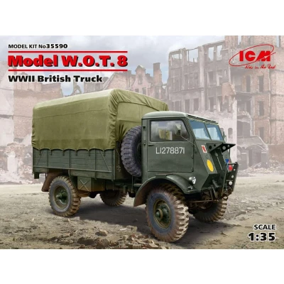 Afbeelding van 1:35 ICM 35590 Model W.O.T. 8, WWII British Truck Plastic Modelbouwpakket