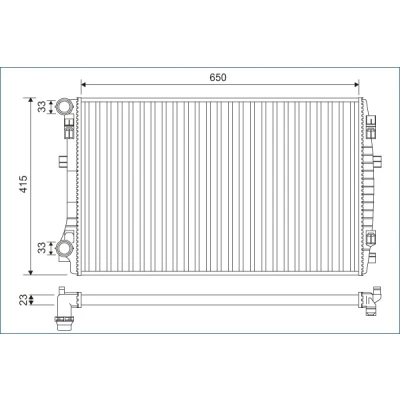 Afbeelding van Valeo Radiateur 701129