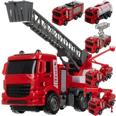 Afbeelding van Kruzzel Fire Department Car Set
