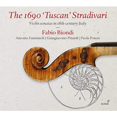 Afbeelding van Fabio Biondi,Antonio Fantinuoli &amp; Giangiacomo Pinardi The 1690 &#039;Tuscan&#039; Stradivari Violin Sonatas In 1 (CD)