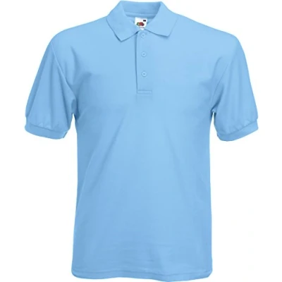Afbeelding van Fruit of the Loom Poloshirt voor heren, blauw, XL
