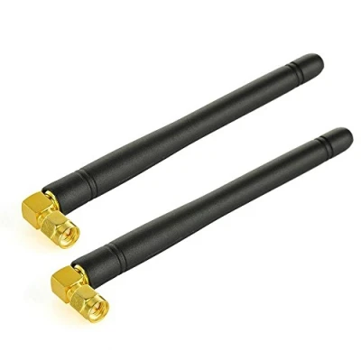 Afbeelding van Eightwood 868 MHz Antenne SMA Adapter 2dbi Male Haakse 2 stuks voor Walkie Talkie CB Radio Ham GSM Draadloze Wifi
