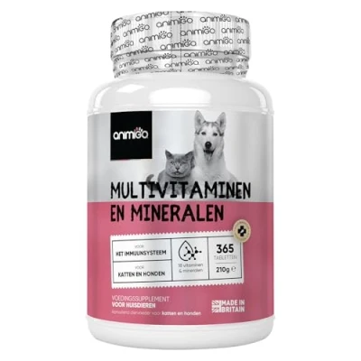 Afbeelding van Animigo Multivitamine tabletten voor honden en katten 365 1 jaar Ondersteunt de vitaliteit, spijsvertering, gewrichten, vacht meer