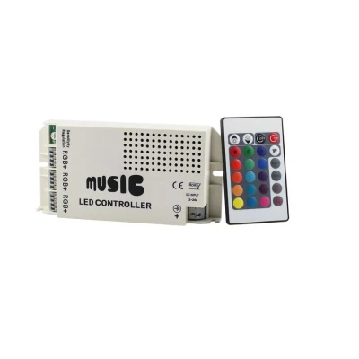 Afbeelding van Muziekgestuurde RGB controller Met afstandsbediening 24 knoppen