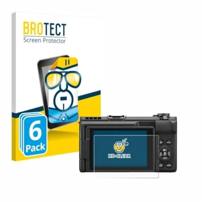 Afbeelding van BROTECT Screenprotector voor Canon PowerShot V1 Folie Beschermfolie transparant (6 Stuks)