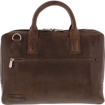 Afbeelding van Plevier Laptoptas Bruin Leer